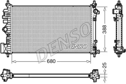 Теплообменник (DENSO: DRM20107)