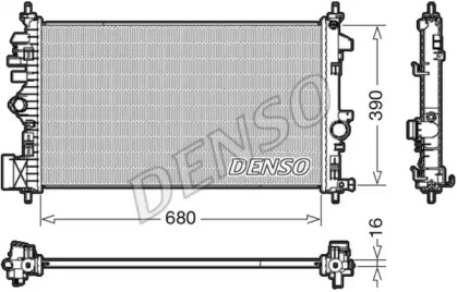 Теплообменник (DENSO: DRM20110)