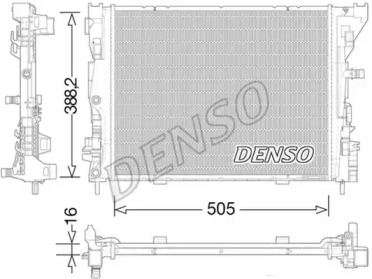 Теплообменник (DENSO: DRM23035)