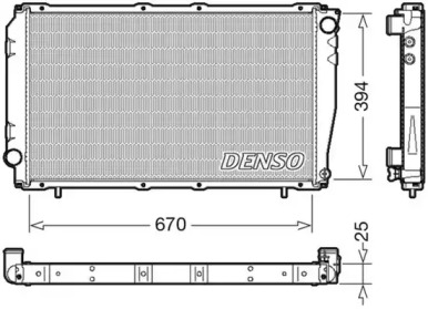 Теплообменник (DENSO: DRM36016)