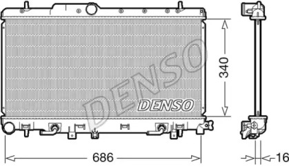 Теплообменник (DENSO: DRM36018)