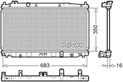 Теплообменник (DENSO: DRM40035)