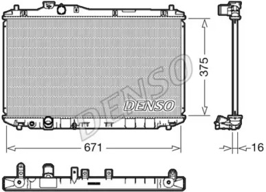 Теплообменник (DENSO: DRM40037)