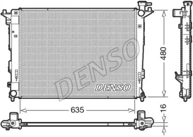 Теплообменник (DENSO: DRM41006)