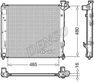 Теплообменник (DENSO: DRM41008)