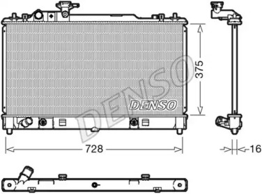 Теплообменник (DENSO: DRM44029)