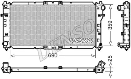 Теплообменник (DENSO: DRM44030)