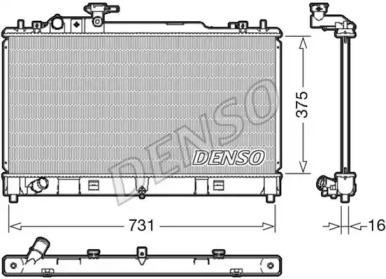 Теплообменник (DENSO: DRM44036)