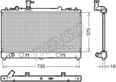 Теплообменник (DENSO: DRM44037)