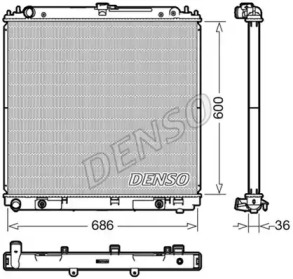 Теплообменник (DENSO: DRM46042)