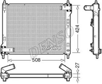 Теплообменник (DENSO: DRM46043)