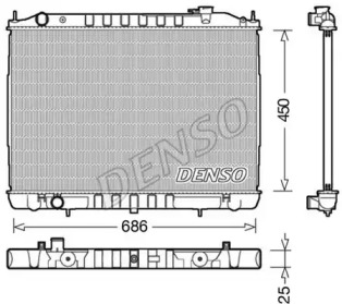 Теплообменник (DENSO: DRM46050)