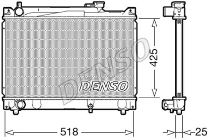 Теплообменник (DENSO: DRM47030)