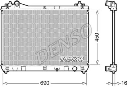 Теплообменник (DENSO: DRM47031)