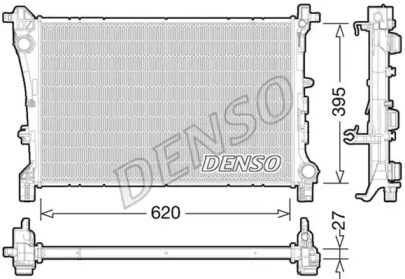 Теплообменник (DENSO: DRM09167)