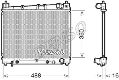 Теплообменник (DENSO: DRM50080)