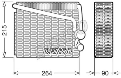 Испаритель (DENSO: DEV01001)