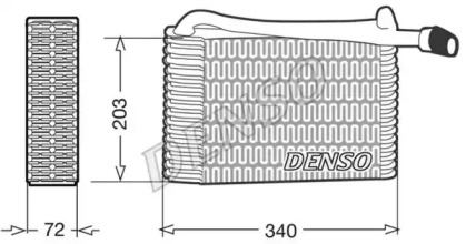 Испаритель (DENSO: DEV02004)