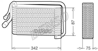 Испаритель (DENSO: DEV09001)