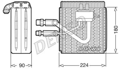 Испаритель (DENSO: DEV09005)