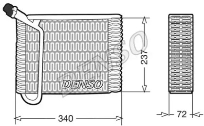 Испаритель (DENSO: DEV33004)