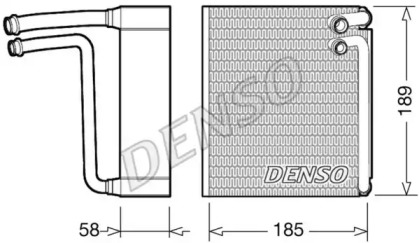 Испаритель (DENSO: DEV09025)