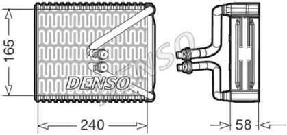 Испаритель (DENSO: DEV09080)