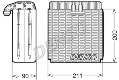 Испаритель (DENSO: DEV12001)