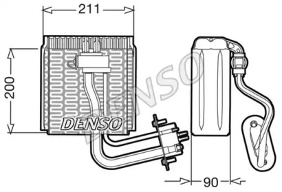 Испаритель (DENSO: DEV12002)