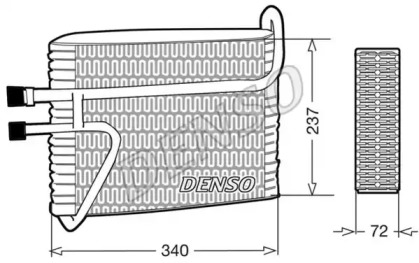 Испаритель (DENSO: DEV33001)