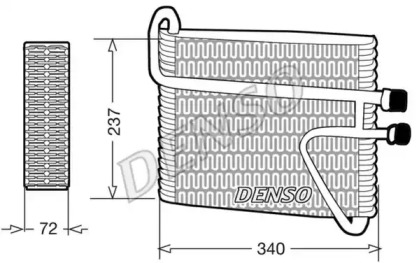 Испаритель (DENSO: DEV33002)