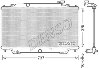 Теплообменник (DENSO: DRM44042)