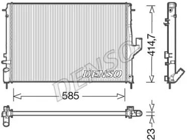 Теплообменник (DENSO: DRM37001)