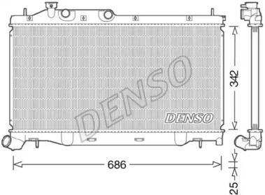 Теплообменник (DENSO: DRM36023)