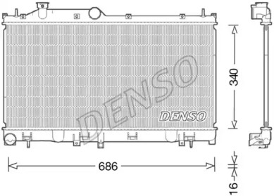 Теплообменник (DENSO: DRM36021)