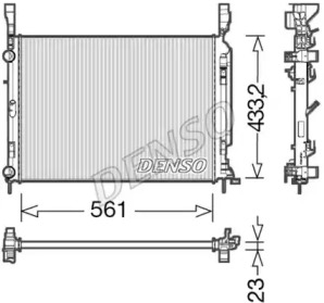 Теплообменник (DENSO: DRM23042)