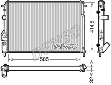 Теплообменник (DENSO: DRM23034)