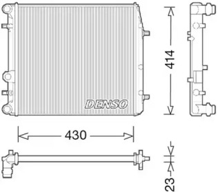 Теплообменник (DENSO: DRM27006)