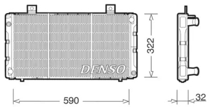 Теплообменник (DENSO: DRM25003)