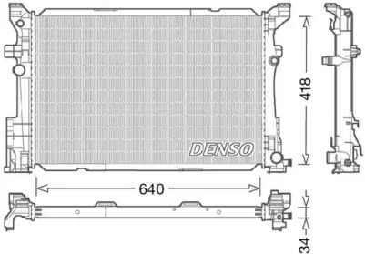 Теплообменник (DENSO: DRM17054)