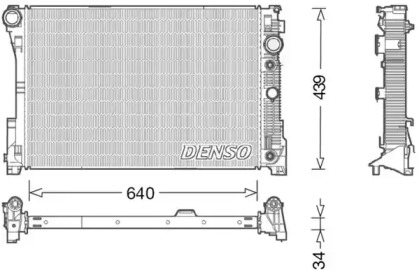 Теплообменник (DENSO: DRM17048)