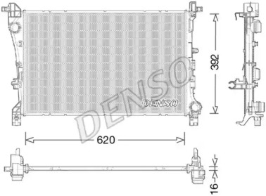 Теплообменник (DENSO: DRM09046)