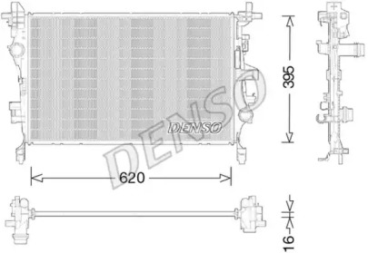 Теплообменник (DENSO: DRM09044)