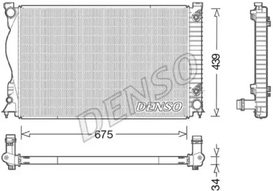 Теплообменник (DENSO: DRM02028)