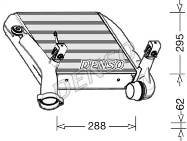 Теплообменник (DENSO: DIT28024)