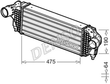 Теплообменник (DENSO: DIT01005)