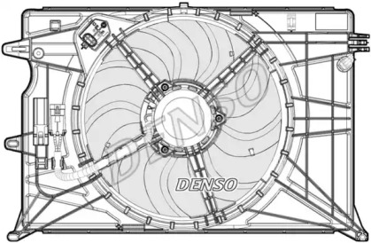 Вентилятор (DENSO: DER09074)