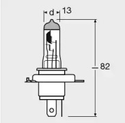 Лампа накаливания (OSRAM: 64193SV2-01B)