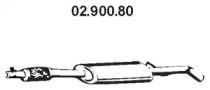 Амортизатор (EBERSPÄCHER: 02.900.80)