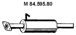 Амортизатор (EBERSPÄCHER: 84.595.80)